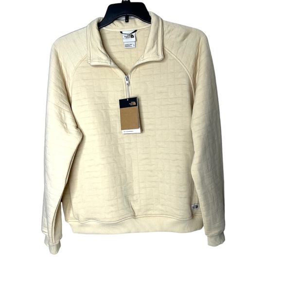 New Womens North Face Longs Peak Quilted 1/4 Zip Pullover Size XL MSRP $139
